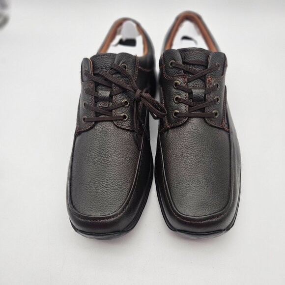 Florsheim Comfortech Brown Leather Lace Up Comfort Walking Shoes Mens Sz 13 NEW - Picture 4 of 8